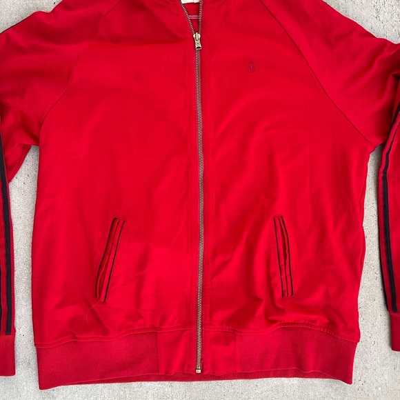Converse One Star Men’s Red Full Zip Up Jacket (Size XL) - Picture 4 of 11